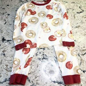 Burt’s Bees Baby Apple Donut Pajama Set